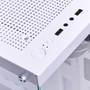 Gabinete Gamer Liketec Heydar Snow Mid Tower Panorâmico Vidro Temperado Sem Fan Branco - Lc-cb-heydar-2087