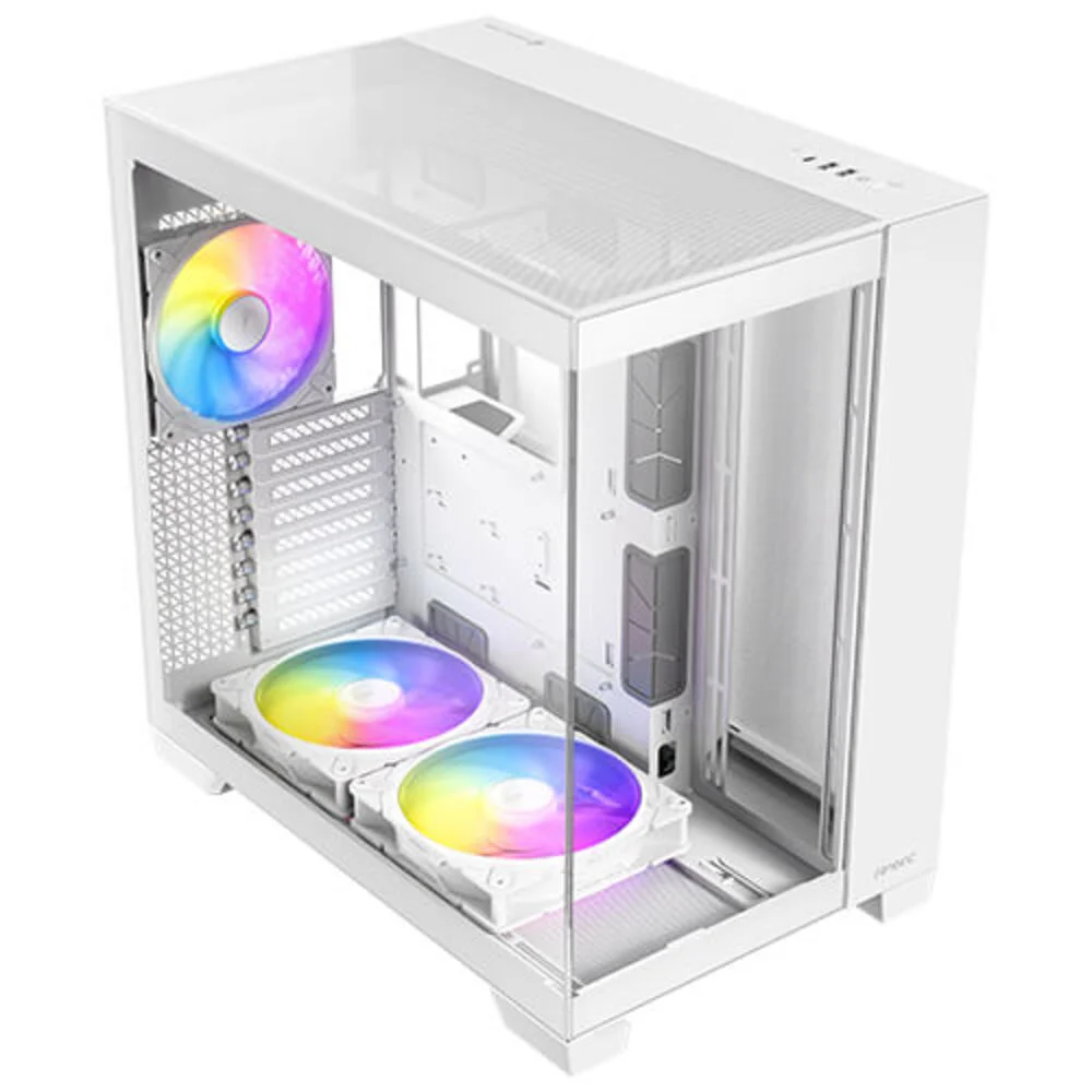 Gabinete Gamer Antec C8 ARGB White Lateral Vidro Temperado 4mm E-atx/atx/m-atx/itx 2 Fans 120mm B Gabinete Gamer Antec C8 ARGB White Lateral Vidro Temperado 4mm E-atx/atx/m-atx/itx 2 Fans 120mm B