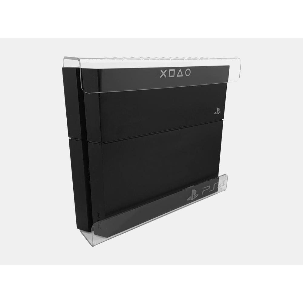 Suporte Parede Console Playstation 4 Slim - Ps4 Slim - Material Acrílico Cristal (transparente) Suporte Parede Console Playstation 4 Slim - Ps4 Slim - Material Acrílico Cristal (transparente)