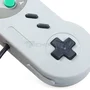 2 Controle Para Super Nintendo Joystick Snes Botão Colorido