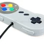 2 Controle Para Super Nintendo Joystick Snes Botão Colorido