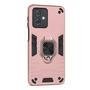Capa Case Anel Para Motorola Moto G64+ Pelicula Hidrogel Cor:rose-gold