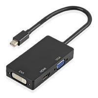 Cabo Thunderbolt Mini Displayport Macho X Para HDMI / Dvi / Vga Fêmeas (3 X1)