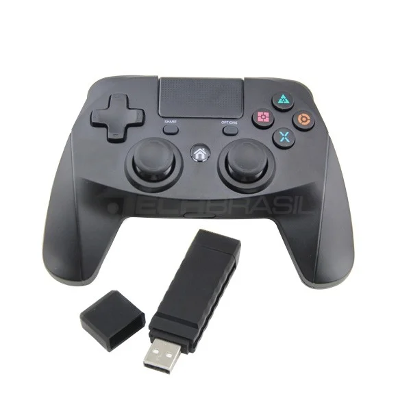 Controle Sem Fio Para Playstation 4 Ps3 PC Wireless + Receiver Controle Sem Fio Para Playstation 4 Ps3 PC Wireless + Receiver