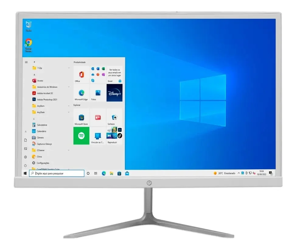 Computador All In One I7 8GB 960gb Tela 19 Hd