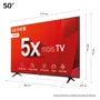 Smart TV 50 Polegadas LG LED 4K, 3 HDMI, 2 USB, ThinQ, Alexa - 50ut8050psa