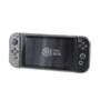 Capa Protetora Dock Flip Case Para Nintendo Switch Joy-con Removível + 4 Caps Transparente Preta