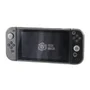 Capa Protetora Dock Flip Case Para Nintendo Switch Joy-con Removível + 4 Caps Transparente Preta