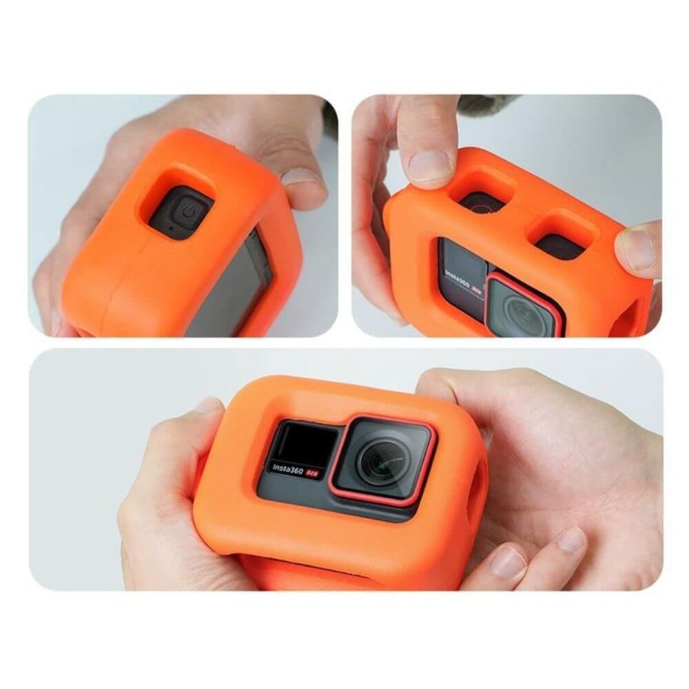 Boia Flutuante Para Câmeras Insta360 Ace / Ace Pro - Telesin