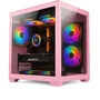 PC Gamer Alligator Shop Rosa Pink Feminino Intel Core I5 3470, Geforce Gt 730 4gb, Memoria 16gb Ddr3, SSD 240GB