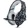 Fone De Ouvido Gamer Onikuma K1b Camuflado Cor Cinza