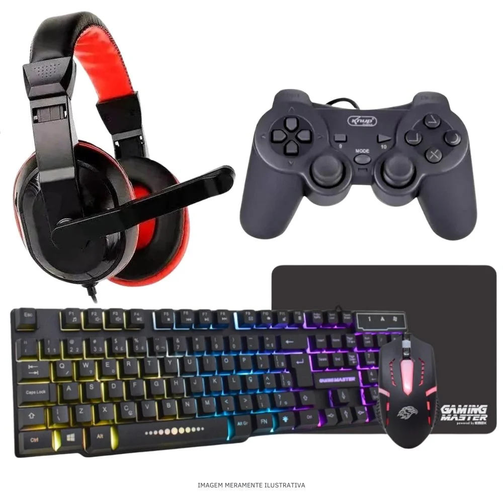 "Computador PC Gamer Completo Balão.info Intel Core I5 SSD 240GB 8GB Teclado Mouse Mouse Pad E Headset Gamer Joystick Monitor 23"" WINDOWS 10 Pro Trial" - view 4