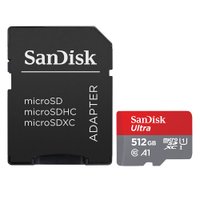 Cartão De Memória Sandisk Ultra 512GB, Micro SDXC, Classe 10, 150MB/s, UHS-I - Sdsquac-512g-Gn6ma