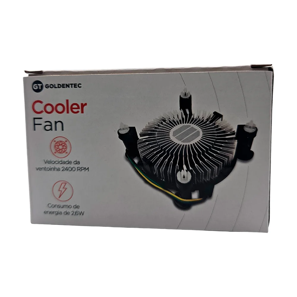 Cooler Cpu Para Soquetes 1151/ 1150/ 1155/ 1156 | Goldentec.