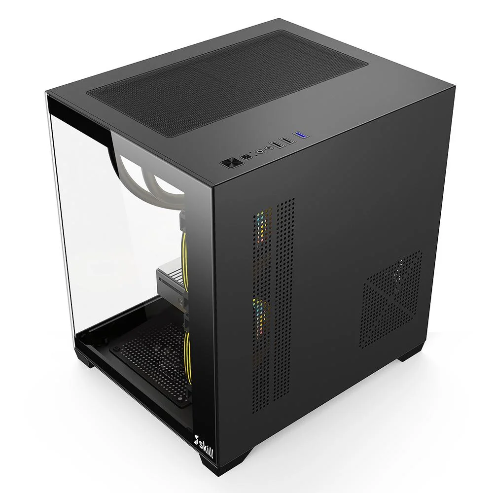 PC Gamer Skill Aquarium, Intel Core I5 12400F, 16GB, Geforce RTX 3060 12GB, SSD 512GB M.2, Fonte 600W 80 Plus, Preto SKA046 - view 2