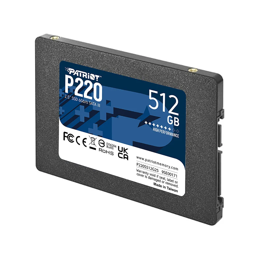 SSD Patriot Sata 3, 512gb, P220 2.5" - P220s512g25 SSD Patriot Sata 3, 512gb, P220 2.5" - P220s512g25