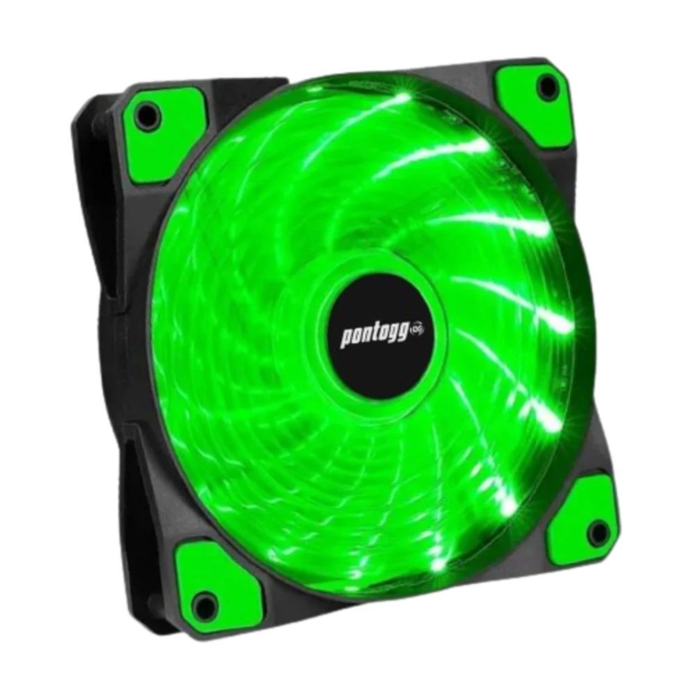 Cooler Fan Pontogg High Quality Verde 16 LEDs. Cooler Fan Pontogg High Quality Verde 16 LEDs.