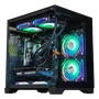 Gabinete Gamer Aquário Gb1796 Com 4 Cooler Fan LED RGB - Hayom
