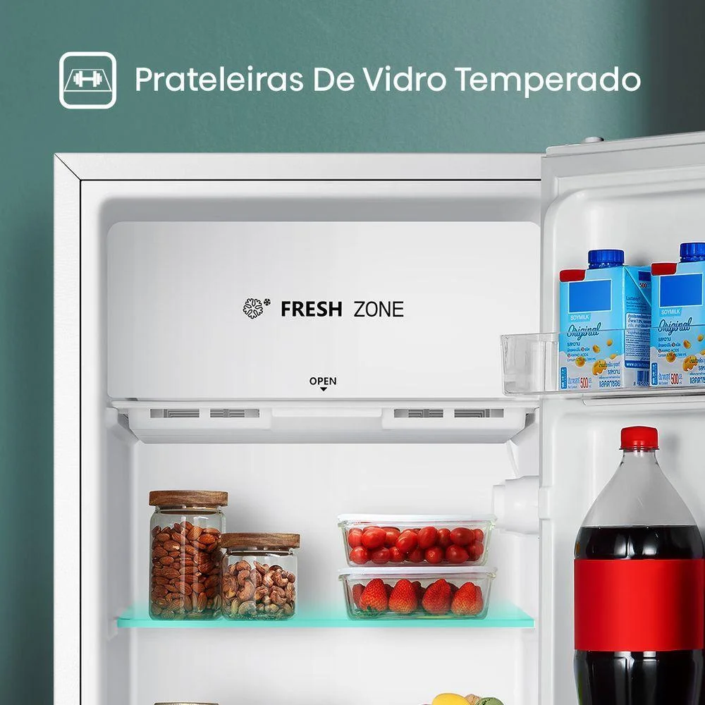 Frigobar Hisense 90 Litros Porta Reversível 1 Porta Rr121nw3a-rr121nw2abranco 110v.