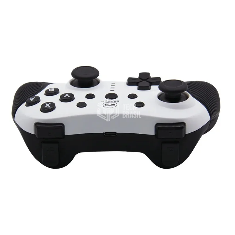 Controle Sem Fio Pro Turbo Para Nintendo Switch Ios Android PC Bluetooth Preto+branco Controle Sem Fio Pro Turbo Para Nintendo Switch Ios Android PC Bluetooth Preto+branco