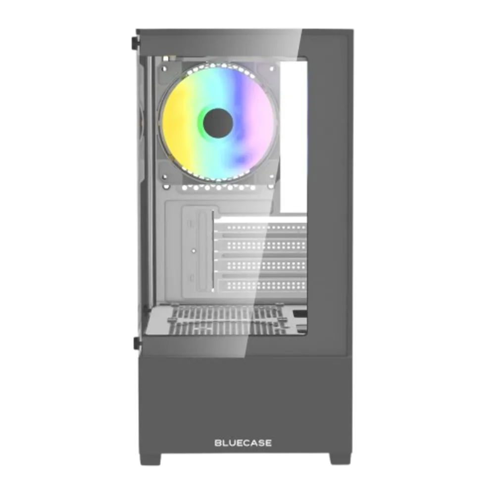 Gabinete Gamer Bg-054 Hit Cinza S/ Fans - Bluecase Gabinete Gamer Bg-054 Hit Cinza S/ Fans - Bluecase