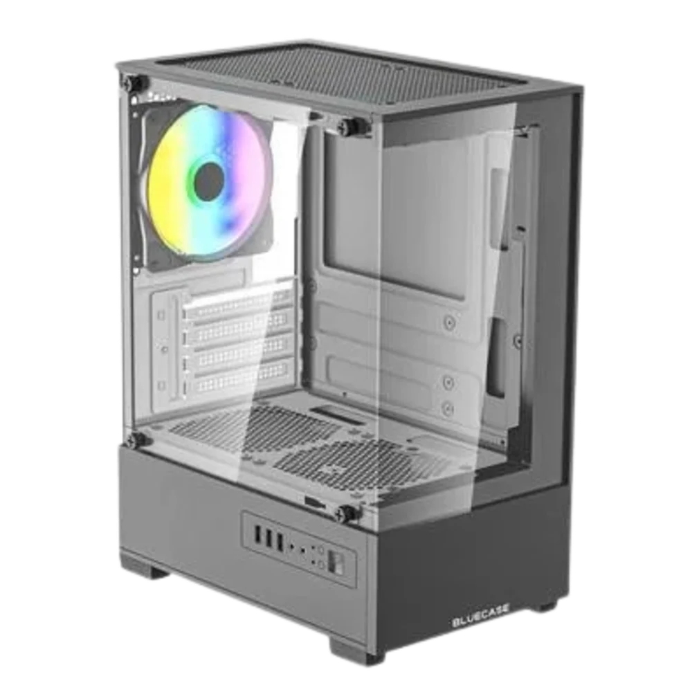 Gabinete Gamer Bg-054 Hit Cinza S/ Fans - Bluecase Gabinete Gamer Bg-054 Hit Cinza S/ Fans - Bluecase