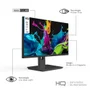 Monitor 21.5" Hq LED, Widescreen, 75hz, 5ms, Fullhd+ 1920x1080, HDMI, Vga, Vesa, Ajuste De Inclinação - M215hq
