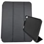 Capa Capinha Compatível Com Apple Tablet Ipad 10 Geração 2022 Tela 10.9 Três Dobras Aveludada Cor:preto