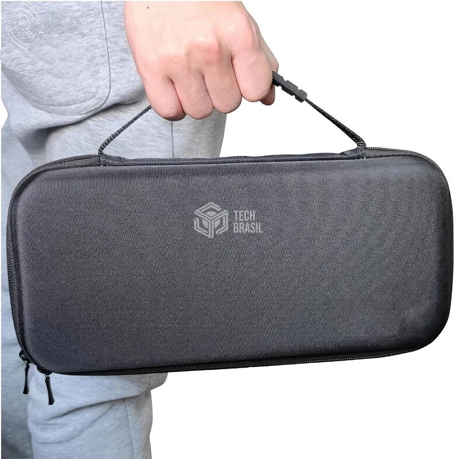Case Bag Bolsa Estojo De Viagem E Proteção Para Steam Deck Preta Case Bag Bolsa Estojo De Viagem E Proteção Para Steam Deck Preta