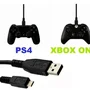 Cabo Carregador V8 Usb Para Controle De Playstation 4 e Xbox One