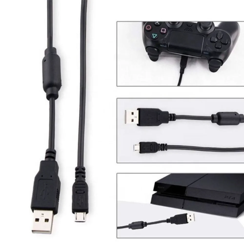 Cabo Carregador V8 Usb Para Controle De Playstation 4 e Xbox One Cabo Carregador V8 Usb Para Controle De Playstation 4 e Xbox One