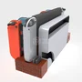 Dock Base Estação De Carregamento Para 4 Controle Joy-con De Nintendo Switch Lite OLED - Armazenamento Para 8 Jogos Marr
