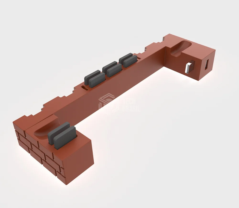 Dock Base Estação De Carregamento Para 4 Controle Joy-con De Nintendo Switch Lite OLED - Armazenamento Para 8 Jogos Marr Dock Base Estação De Carregamento Para 4 Controle Joy-con De Nintendo Switch Lite OLED - Armazenamento Para 8 Jogos Marr