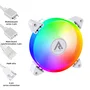 Cooler Fan Ryvel 120mm ARGB 5v Snowy Branco.