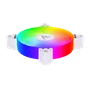Cooler Fan Ryvel 120mm ARGB 5v Snowy Branco.