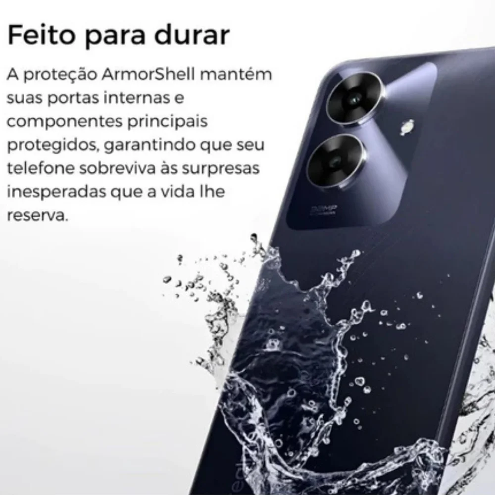 Smartphone Realme Note 60 128GB 4GB RAM KaBuM