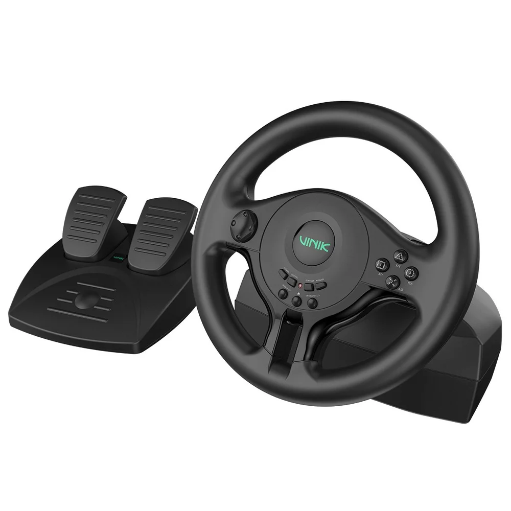 Volante Gamer Vinik Com Pedal Gw180 Para PC / Ps4 / XBOX / Switch Volante Gamer Vinik Com Pedal Gw180 Para PC / Ps4 / XBOX / Switch