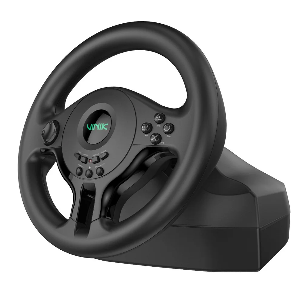 Volante Gamer Vinik Com Pedal Gw180 Para PC / Ps4 / XBOX / Switch Volante Gamer Vinik Com Pedal Gw180 Para PC / Ps4 / XBOX / Switch