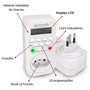 Temporizador Digital Tomada Timer Lcd 8 Programas Bivolt 10a