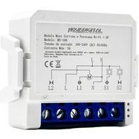 Interruptor Wi-fi Mini 2 Canais Nova Digital Ms104b Tuya