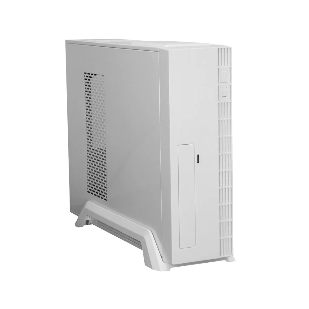Gabinete Slim Branco Compacto Com Fonte 200w Real Gabinete Slim Branco Compacto Com Fonte 200w Real