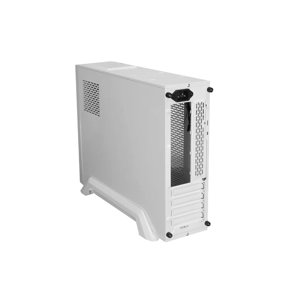 Gabinete Slim Branco Compacto Com Fonte 200w Real Gabinete Slim Branco Compacto Com Fonte 200w Real