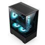 Gabinete Gamer Alligator Shop Aquario Scale Mid Tower Lateral E Frontal Em Vidro Temperado Alsgb-scl-bk