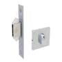 Fechadura Externa 620 Porta De Correr Asa De Avião 45mm Ros529 Cromo Acetinado Haga