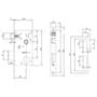 Fechadura 880 Residence Externa St1-55 Ros325 40mm Inox Polido La Fonte