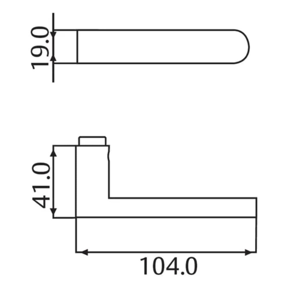 Fechadura 880 Residence Externa St1-55 Ros325 40mm Inox Polido La Fonte