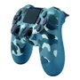 Controle Para Ps4 Dualshock 4 Joystick Sem Fio Bluetooth - Camuflado Azul