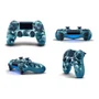 Controle Para Ps4 Dualshock 4 Joystick Sem Fio Bluetooth - Camuflado Azul