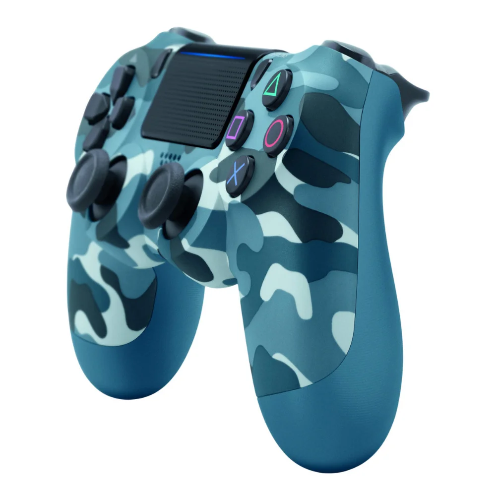 Controle Para Ps4 Dualshock 4 Joystick Sem Fio Bluetooth - Camuflado Azul Controle Para Ps4 Dualshock 4 Joystick Sem Fio Bluetooth - Camuflado Azul