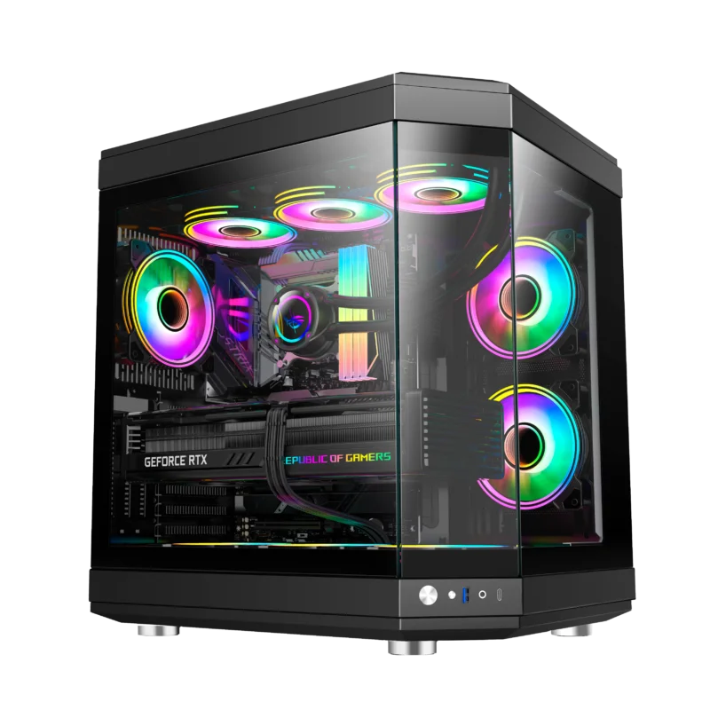 PC Gamer Completo Ryzen 7 5800x, RTX 4060 Ti, 64gb RGB Ddr4, SSD Nvme 1TB, 700w 80 Plus, Full Black, Unr12-e - view 2